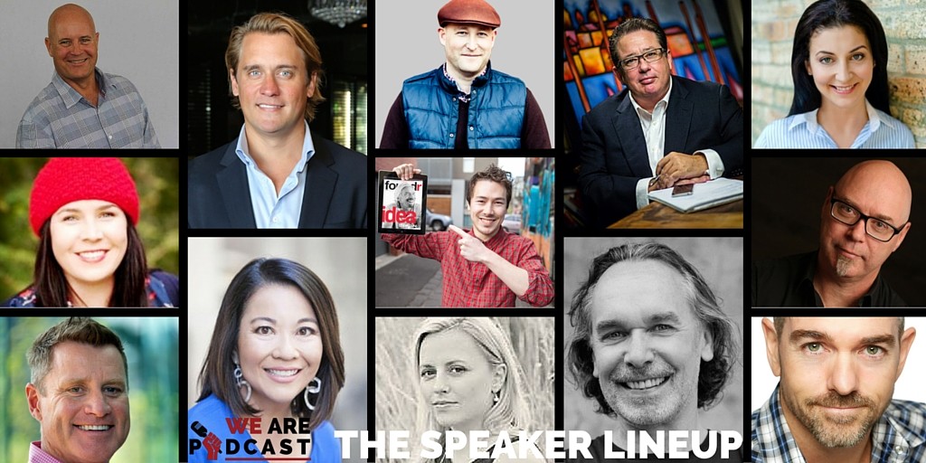 The speaker lineup we are podcast