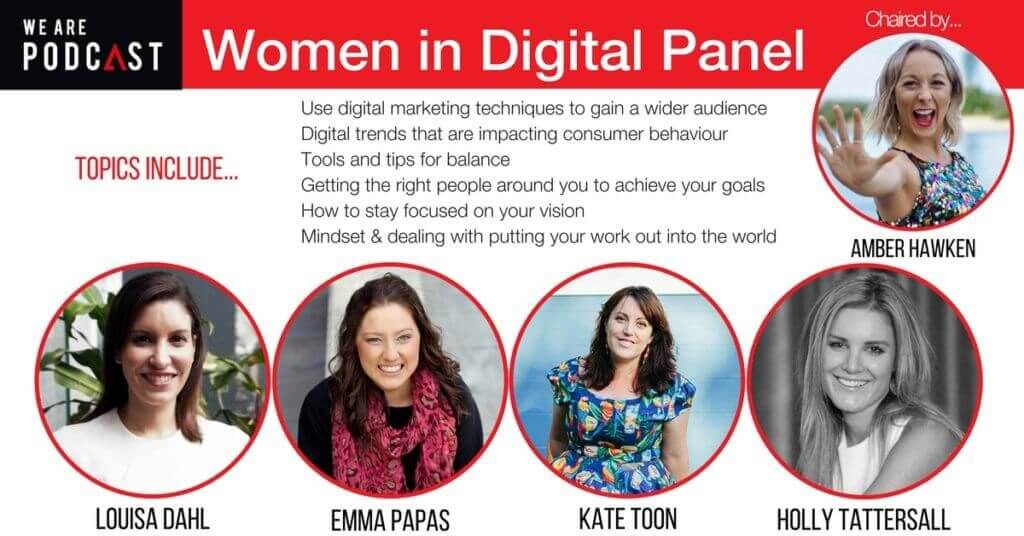 Women in Digital Panel Outline We Are Podcast 2016